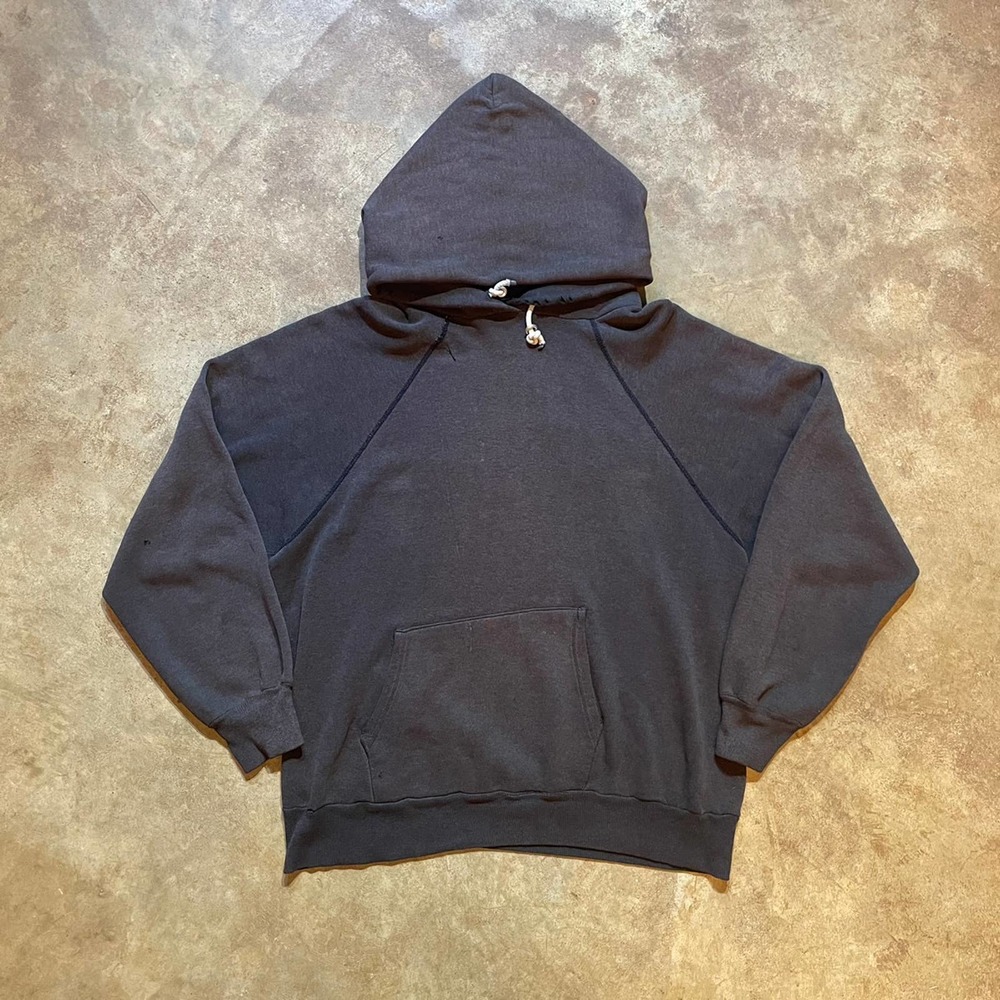 True Vintage Faded Black Hoodie